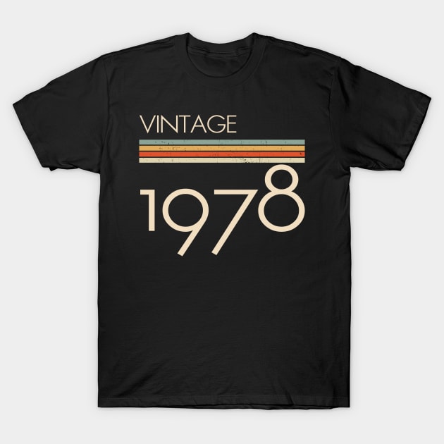 Vintage Classic 1978 T-Shirt by adalynncpowell